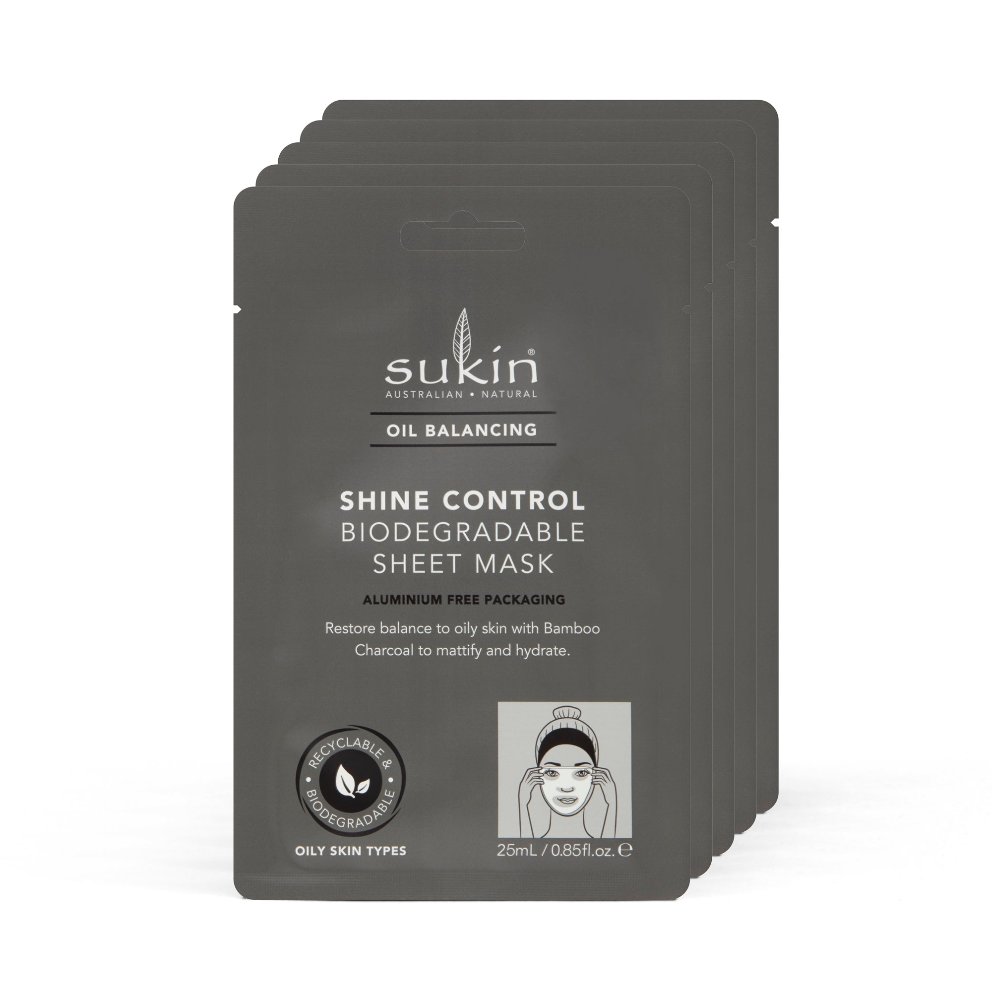 SHINE CONTROL SHEET MASK | OIL BALANCING | 5 PACK
